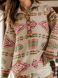 Long sleeved women's casual pullover long sleeved printed sweatshirt for women