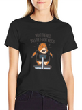 A Funny Mole With Top On The Scale Lightweight Cotton T-Shirt – Daily Comfort Graphic Shirt