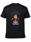 A Funny Mole With Top On The Scale Lightweight Cotton T-Shirt – Daily Comfort Graphic Shirt