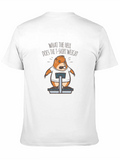 A Funny Mole With Top On The Scale Lightweight Cotton T-Shirt – Daily Comfort Graphic Shirt