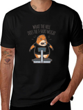 A Funny Mole With Top On The Scale Lightweight Cotton T-Shirt – Daily Comfort Graphic Shirt