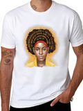 Amanda The Poet Lightweight Cotton T-Shirt – Daily Comfort Graphic Shirt