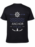 Anchor Of The Soul Casual Graphic T-Shirt – Simple And Comfortable Daily Wear