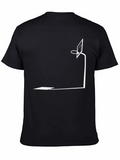 Basketball Shadow Net Pole Basketball Basket Cool Lightweight Cotton T-Shirt – Daily Comfort Graphic Shirt