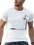Basketball Shadow Net Pole Basketball Basket Cool Lightweight Cotton T-Shirt – Daily Comfort Graphic Shirt