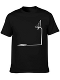 Basketball Shadow Net Pole Basketball Basket Cool Lightweight Cotton T-Shirt – Daily Comfort Graphic Shirt