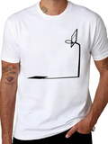Basketball Shadow Net Pole Basketball Basket Cool Lightweight Cotton T-Shirt – Daily Comfort Graphic Shirt
