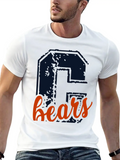 Bears Casual Graphic T-Shirt – Simple And Comfortable Daily Wear