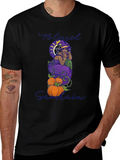 Blessed Samhain Casual Graphic T-Shirt – Simple And Comfortable Daily Wear