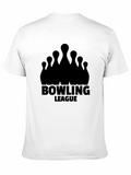 Bowling League Lightweight Cotton T-Shirt – Daily Comfort Graphic Shirt