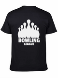 Bowling League Lightweight Cotton T-Shirt – Daily Comfort Graphic Shirt