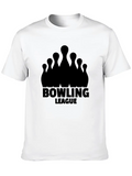 Bowling League Lightweight Cotton T-Shirt – Daily Comfort Graphic Shirt