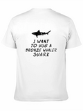 Bronze Whaler Shark Funny Shirt Kids Boys & Girls Lightweight Cotton T-Shirt – Daily Comfort Graphic Shirt