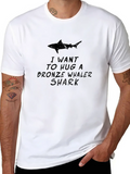 Bronze Whaler Shark Funny Shirt Kids Boys & Girls Lightweight Cotton T-Shirt – Daily Comfort Graphic Shirt