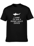 Bronze Whaler Shark Funny Shirt Kids Boys & Girls Lightweight Cotton T-Shirt – Daily Comfort Graphic Shirt