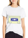 Cassette Tape Lightweight Cotton T-Shirt – Daily Comfort Graphic Shirt