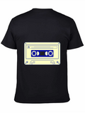 Cassette Tape Lightweight Cotton T-Shirt – Daily Comfort Graphic Shirt