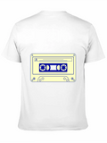 Cassette Tape Lightweight Cotton T-Shirt – Daily Comfort Graphic Shirt