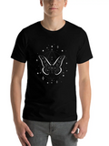 Celestial Butterfly Line Art Insect Fan Mystical Casual Graphic T-Shirt – Simple And Comfortable Daily Wear