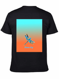 Choose Joy Dragonfly Casual Graphic T-Shirt – Simple And Comfortable Daily Wear