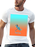 Choose Joy Dragonfly Casual Graphic T-Shirt – Simple And Comfortable Daily Wear