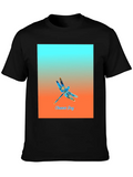 Choose Joy Dragonfly Casual Graphic T-Shirt – Simple And Comfortable Daily Wear