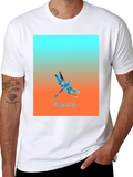 Choose Joy Dragonfly Casual Graphic T-Shirt – Simple And Comfortable Daily Wear