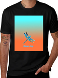 Choose Joy Dragonfly Casual Graphic T-Shirt – Simple And Comfortable Daily Wear
