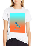 Choose Joy Dragonfly Casual Graphic T-Shirt – Simple And Comfortable Daily Wear
