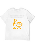 Cleverly Disguised As A Reasonable Adult. Lightweight Cotton T-Shirt – Daily Comfort Graphic Shirt