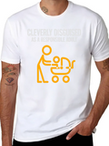 Cleverly Disguised As A Reasonable Adult. Lightweight Cotton T-Shirt – Daily Comfort Graphic Shirt