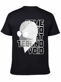 Come Into That Techno Void - 90s Rave Party 2 Casual Graphic T-Shirt – Simple And Comfortable Daily Wear