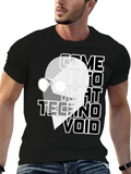 Come Into That Techno Void - 90s Rave Party 2 Casual Graphic T-Shirt – Simple And Comfortable Daily Wear