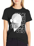 Come Into That Techno Void - 90s Rave Party 2 Casual Graphic T-Shirt – Simple And Comfortable Daily Wear