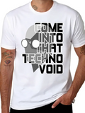 Come Into That Techno Void - 90s Rave Party 2 Casual Graphic T-Shirt – Simple And Comfortable Daily Wear