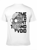 Come Into That Techno Void - 90s Rave Party 2 Casual Graphic T-Shirt – Simple And Comfortable Daily Wear