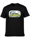 Cracked Stone Table - Narnia Lightweight Cotton T-Shirt – Daily Comfort Graphic Shirt