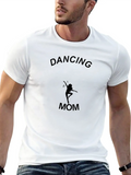 Dancing Mom Lightweight Cotton T-Shirt – Daily Comfort Graphic Shirt