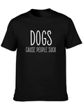 Dogs Dog Owner Lover Animal Rescue Shelter Relaxed Everyday Tee – Lightweight And Durable Cotton
