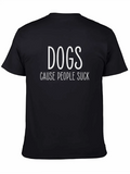 Dogs Dog Owner Lover Animal Rescue Shelter Relaxed Everyday Tee – Lightweight And Durable Cotton