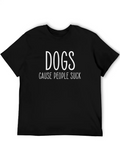 Dogs Dog Owner Lover Animal Rescue Shelter Relaxed Everyday Tee – Lightweight And Durable Cotton