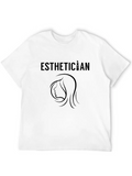 Esthetician Beautician Cosmetician Cosmetics Job Lightweight Cotton T-Shirt – Daily Comfort Graphic Shirt