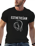 Esthetician Beautician Cosmetician Cosmetics Job Lightweight Cotton T-Shirt – Daily Comfort Graphic Shirt