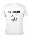 Esthetician Beautician Cosmetician Cosmetics Job Lightweight Cotton T-Shirt – Daily Comfort Graphic Shirt