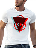 Eye See You 3D Lightweight Cotton T-Shirt – Daily Comfort Graphic Shirt