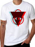 Eye See You 3D Lightweight Cotton T-Shirt – Daily Comfort Graphic Shirt
