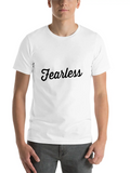 Fearless Quotes Lightweight Cotton T-Shirt – Daily Comfort Graphic Shirt