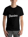 Fearless Quotes Lightweight Cotton T-Shirt – Daily Comfort Graphic Shirt