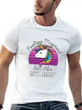 Feeling Magical But Also Stabby Casual Graphic T-Shirt – Simple And Comfortable Daily Wear