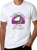 Feeling Magical But Also Stabby Casual Graphic T-Shirt – Simple And Comfortable Daily Wear